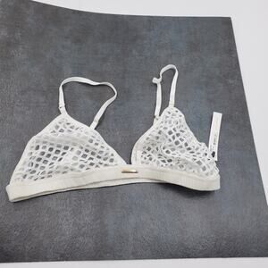 Stylestalker Net Mesh Robyn Bra in White Size L